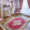 Dywan jedwabny klasyczny do salonu SAMIR Czerwony 01 QUM SILK 